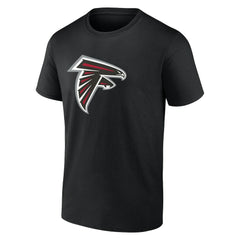 Bijan Robinson Atlanta Falcons Icon Name & Number T-Shirt - Black T-shirts