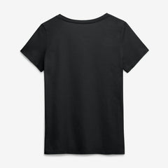 Pittsburgh Steelers Logo Athletic Women's Primary Logo V-Neck T-Shirt - Black T-shirts