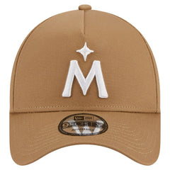 Minnesota Twins New Era A-Frame 9FORTY Adjustable Hat - Khaki Hats