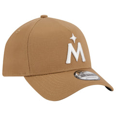 Minnesota Twins New Era A-Frame 9FORTY Adjustable Hat - Khaki Hats