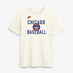 Chicago Cubs Nike Cooperstown Collection ‘70s Inspired T-Shirt - Cream T-shirts