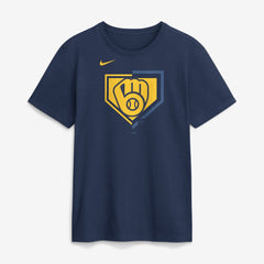 Milwaukee Brewers Nike Icon T-Shirt - Navy T-shirts