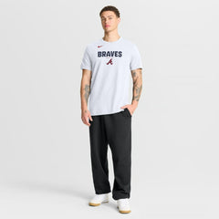 Atlanta Braves Nike Bold Team Name T-Shirt - White T-shirts