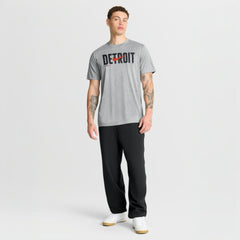 Detroit Tigers Nike Swoosh Legend Dri-FIT T-Shirt - Heather Gray T-shirts