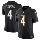 Zay Flowers Baltimore Ravens Alternate Vapor F.U.S.E. Limited Jersey - Black Jerseys