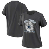 Dallas Cowboys WEAR by Erin Andrews Women's Boyfriend T-Shirt - Charcoal T-shirts