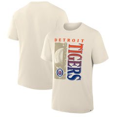Detroit Tigers Fanatics Legacy T-Shirt - Cream T-shirts