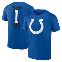 Indianapolis Colts Father's Day T-Shirt - Royal T-shirts