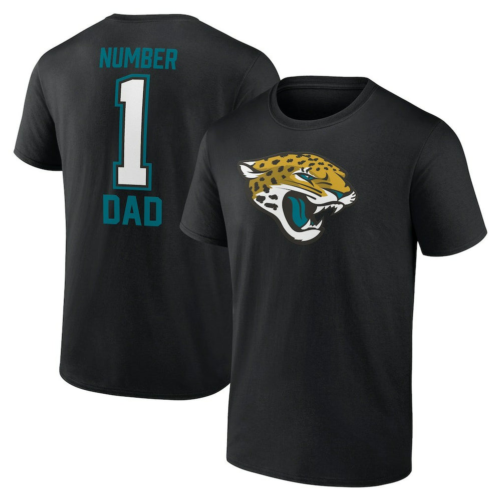 Jacksonville Jaguars Father's Day T-Shirt - Black T-shirts