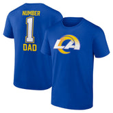 Los Angeles Rams Father's Day T-Shirt - Royal T-shirts