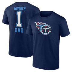 Tennessee Titans Father's Day T-Shirt - Navy T-shirts