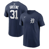 Riley Greene Detroit Tigers Nike Home Name & Number T-Shirt - Navy T-shirts