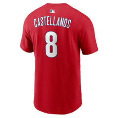 Nick Castellanos Philadelphia Phillies Nike Name & Number T-Shirt - Red T-shirts