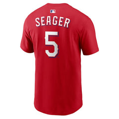 Corey Seager Texas Rangers Nike Name & Number T-Shirt - Red T-shirts