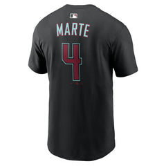 Ketel Marte Arizona Diamondbacks Nike Name & Number T-Shirt - Black T-shirts