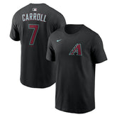 Corbin Carroll Arizona Diamondbacks Nike Name & Number T-Shirt - Black T-shirts