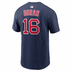 Jarren Duran Boston Red Sox Nike Home Name & Number T-Shirt - Navy T-shirts