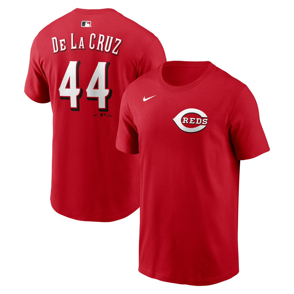 Elly De La Cruz Cincinnati Reds Nike Home Name & Number T-Shirt - Red T-shirts