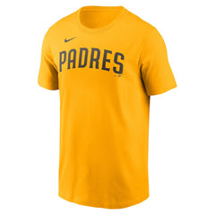 Jackson Merrill San Diego Padres Nike Name & Number T-Shirt - Gold T-shirts