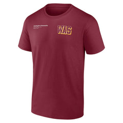 Washington Commanders Split Zone T-Shirt - Burgundy T-shirts