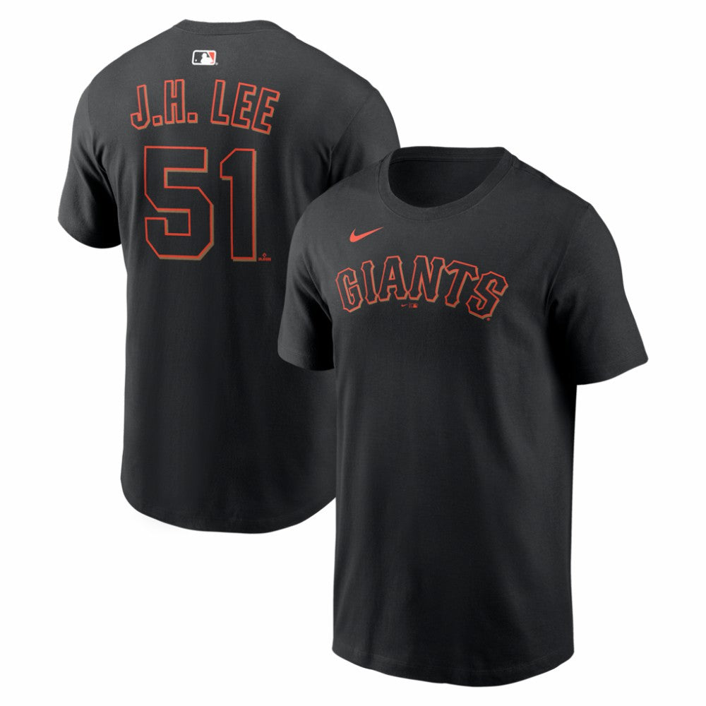 Jung Hoo Lee San Francisco Giants Nike Name & Number T-Shirt - Black T-shirts