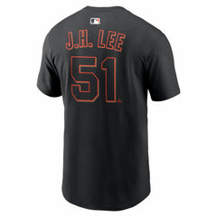 Jung Hoo Lee San Francisco Giants Nike Name & Number T-Shirt - Black T-shirts