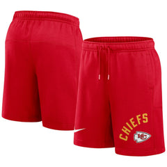 Kansas City Chiefs Arched Kicker Shorts - Red Shorts