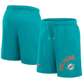 Miami Dolphins Arched Kicker Shorts - Aqua Shorts