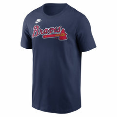 Chipper Jones Atlanta Braves Nike Cooperstown Collection Name & Number T-Shirt - Navy T-shirts
