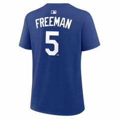Freddie Freeman Los Angeles Dodgers Nike Women's Name & Number T-Shirt - Royal T-shirts