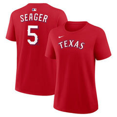 Corey Seager Texas Rangers Nike Women's Name & Number T-Shirt - Red T-shirts
