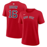 Jarren Duran Boston Red Sox Nike Women's Name & Number T-Shirt - Red T-shirts