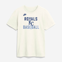 Kansas City Royals Nike Cooperstown Collection ‘70s Inspired T-Shirt - Cream T-shirts