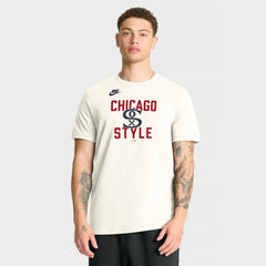 Chicago White Sox Nike Cooperstown Collection ‘70s Inspired T-Shirt - Cream T-shirts
