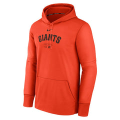 San Francisco Giants Nike Authentic Collection Practice Performance Pullover Hoodie - Orange Hoodies
