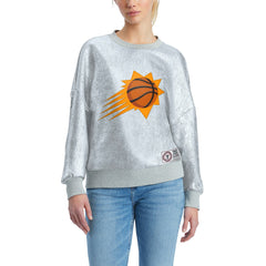 Phoenix Suns Tommy Jeans Women's Tracy Pullover Sweatshirt Silver