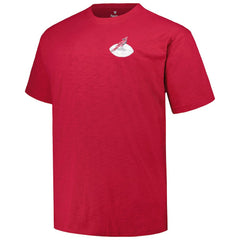 Arizona Cardinals Profile Big & Tall Two-Hit Throwback T-Shirt - Cardinal T-shirts