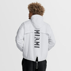 Miami Dolphins Type Play Down Full-Zip Jacket - White Jackets