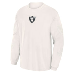 Las Vegas Raiders Oversized Type Play Long Sleeve T-Shirt - Gray T-shirts
