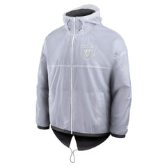 Las Vegas Raiders Type Play Down Full-Zip Jacket - White Jackets