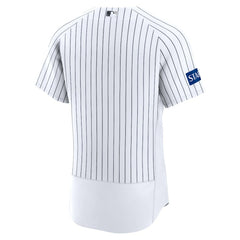 New York Yankees Nike Home Sponsor Patch Authentic Jersey - White Jerseys