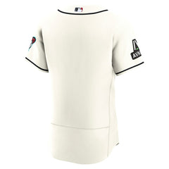 Arizona Diamondbacks Nike Home Sponsor Patch Authentic Jersey - Cream Jerseys