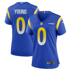 Byron Young Los Angeles Rams Women's Home Game Jersey - Royal Jerseys