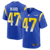 Alex Ward Los Angeles Rams Home Game Jersey - Royal Jerseys
