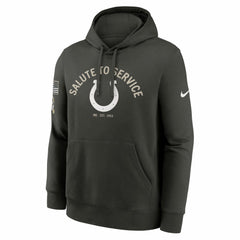 Indianapolis Colts Salute To Service Club Fleece Hoodie - Olive Hoodies