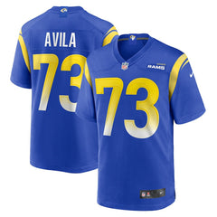 Steve Avila Los Angeles Rams Home Game Jersey - Royal Jerseys