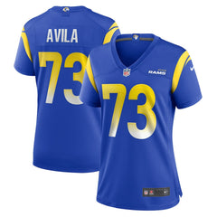 Steve Avila Los Angeles Rams Women's Home Game Jersey - Royal Jerseys