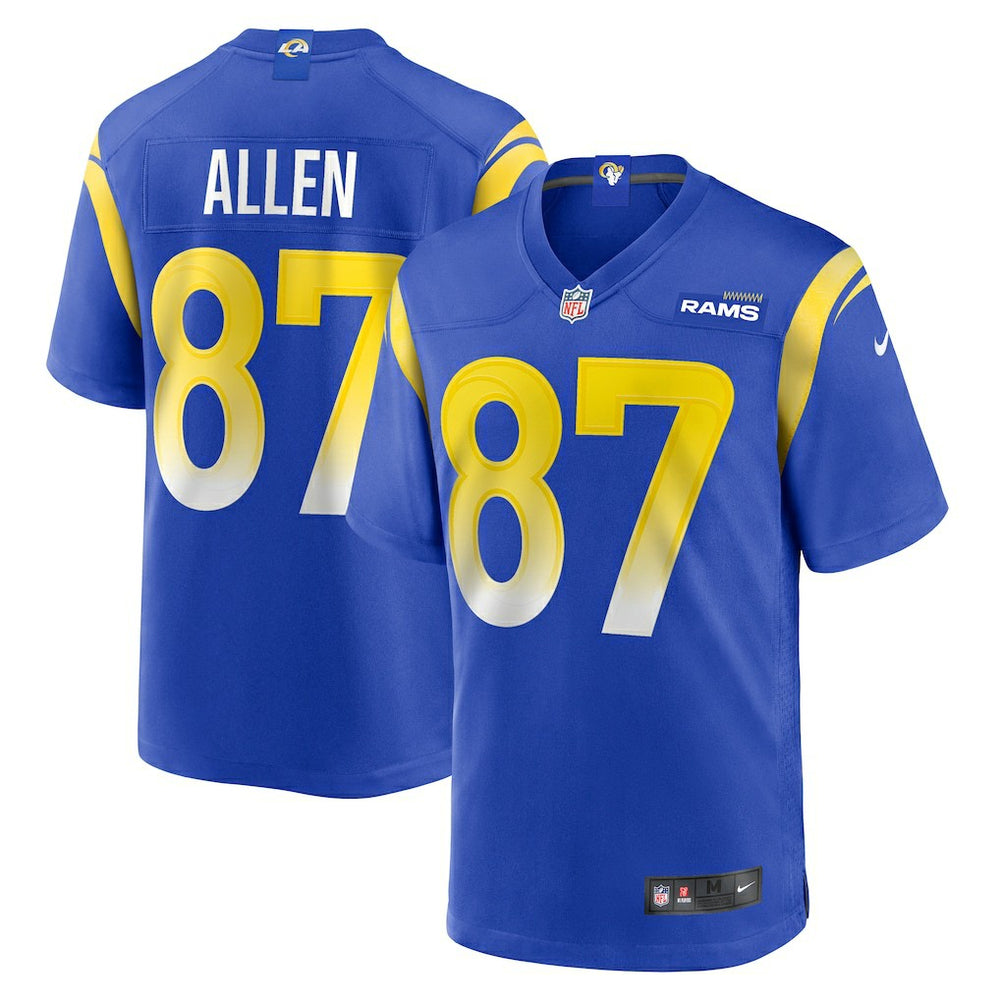 Davis Allen Los Angeles Rams Home Game Jersey - Royal Jerseys