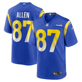 Davis Allen Los Angeles Rams Home Game Jersey - Royal Jerseys