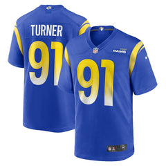 Kobie Turner Los Angeles Rams Home Game Jersey - Royal Jerseys